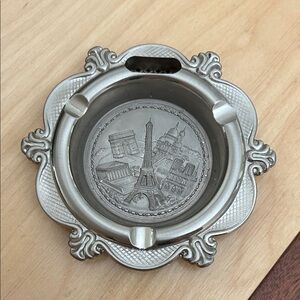 Vintage Paris France Souvenir SAP Polyne Metal Ashtray Modele Deposs